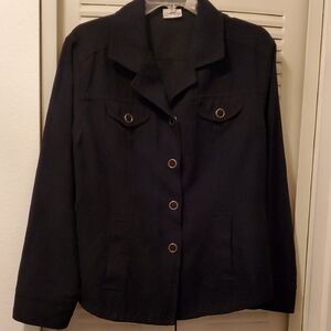 SALE: Chico's Black Utility Jacket